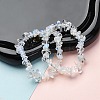 Unisex Chip Opalite Beaded Stretch Bracelets BJEW-S143-10-1