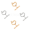 Unicraftale PVD Vacuum Plating 304 Stainless Steel Toggle Clasps STAS-UN0010-35-1