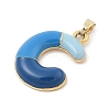 Alloy Enamel Pendants ENAM-S023-01G-C-3