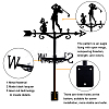 Orangutan Iron Wind Direction Indicator AJEW-WH0265-011-3