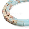 Synthetic Imperial Jasper Dyed Beads Strands G-D077-C01-11-4