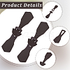 8Pcs 1-Hole PU Leather Buttons FIND-GF0008-82A-6