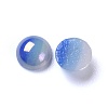 Opaque Glass Cabochons GGLA-S038-10E-6mm-3