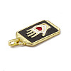 Alloy Enamel Pendants ENAM-D042-01E-3