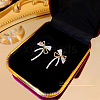 Imitation Pearl Tassel Dangle Earrings DX8372-2-1