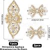 Fingerinspire 3Pcs 2 Style Hotfix Rhinestone DIY-FG0002-56-2