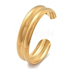 304 Stainless Steel Cuff Bangles for Women BJEW-B108-07G-4