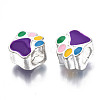 Alloy Enamel European Beads ENAM-N052-24G-3