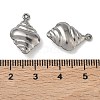 304 Stainless Steel Pendants STAS-P433-14D-P-3