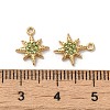 304 Stainless Steel Rhinestone Charms STAS-L022-304G-03-3