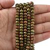 Natural Unakite Bead Strands G-D344-A02-2