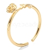 Adjustable Brass Cuff Rings RJEW-J074-07G-3