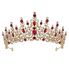 Alloy Rhinestone Crown Hair Bands for Girls Women Party Decoration HULI-PW0002-006G-04-1