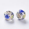 Handmade Lampwork European Beads LAMP-S193-009D-2