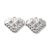 Rack Plating Brass Micro Pave Cubic Zirconia Pendants KK-K333-94P-1