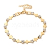 304 Stainless Steel Rhinestone Cup Chain Bracelets for Women BJEW-F488-26E-G-4