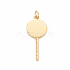 Brass Enamel Pendants KK-S362-033F-NR-2