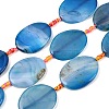 Natural Banded Agate Beads Strands G-P605-L02-03-2