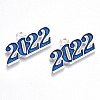 Alloy Enamel Pendants PALLOY-N160-001-02S-RS-1