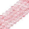 Transparent Glass Beads Strands GLAA-T023-10mm-A08-1