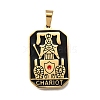 Tarot 304 Stainless Steel Enamel Pendants STAS-M119-09L-G-1