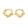 Brass Hoop Earring Findings EJEW-A070-13G-1