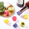 Gorgecraft 8Pcs 4 Colors Silicone Bottle Caps SIL-GF0001-22-5