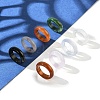 Natural Agate Rings X-RJEW-S042-04-B-2