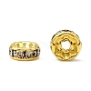 Brass Rhinestone Spacer Beads RB-A014-Z8mm-01G-3