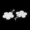 Natural White Shell Pendants BSHE-Z003-35P-2