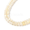 Natural White Shell Beads Strands SSHEL-E571-38A-4mm-4