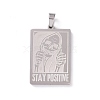 Non-Tarnish 201 Stainless Steel Pendants STAS-G273-10P-1