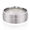 201 Stainless Steel Grooved Finger Ring Settings STAS-WH0047-06S-1