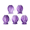 Transparent Spray Painted Glass Beads GLAA-N035-024-C01-1