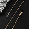 925 Sterling Silver Cable Chains Necklace for Women STER-I021-05G-3