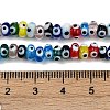 Handmade Evil Eye Lampwork Beads Strands LAMP-A007-02A-06-4