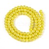 Electroplate Opaque Glass Beads Strands GLAA-T032-P4mm-AB16-2