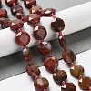 Natural Red Agate Beads Strands G-NH0004-036-2