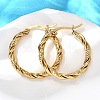 201 Stainless Steel Hoop Earrings EJEW-Q026-09G-1