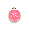 Alloy Enamel Pendants X-ENAM-S124-01B-03J-2