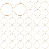 100Pcs 304 Stainless Steel Hoop Earring Findings STAS-BBC0009-65-7