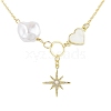 Brass Pendants Necklaces NJEW-JN04846-1