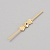 Alloy Bowknot Buckles FIND-WH0148-135G-2