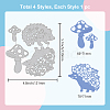 Autumn Carbon Steel Cutting Dies Stencils DIY-WH0309-1382-6