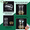   10 Sets Glass Dome Cover AJEW-PH0004-78-4