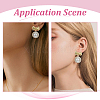40Pcs Alloy Bowknot Stud Earring Findings EJEW-ME0001-23A-5