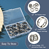 12Pcs 6 Size 201 Stainless Steel Grooved Finger Ring Settings STAS-TA0002-15P-4