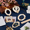 5Pcs 5 Style Resin Picture Frame AJEW-FG0002-34-6
