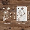 Large Plastic Reusable Drawing Painting Stencils Templates DIY-WH0202-396-2