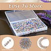 200Pcs Transparent Electroplate Glass Beads EGLA-TA0001-43A-5
